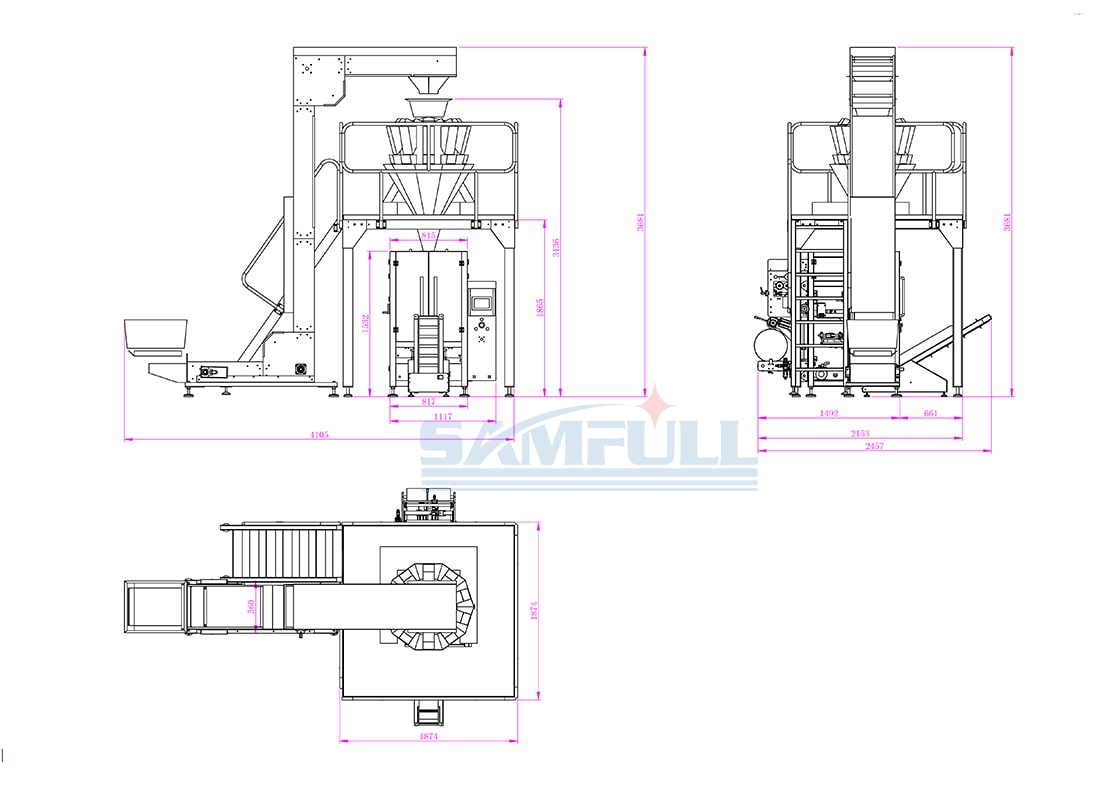 Multi-head Weigher Packaging Machine