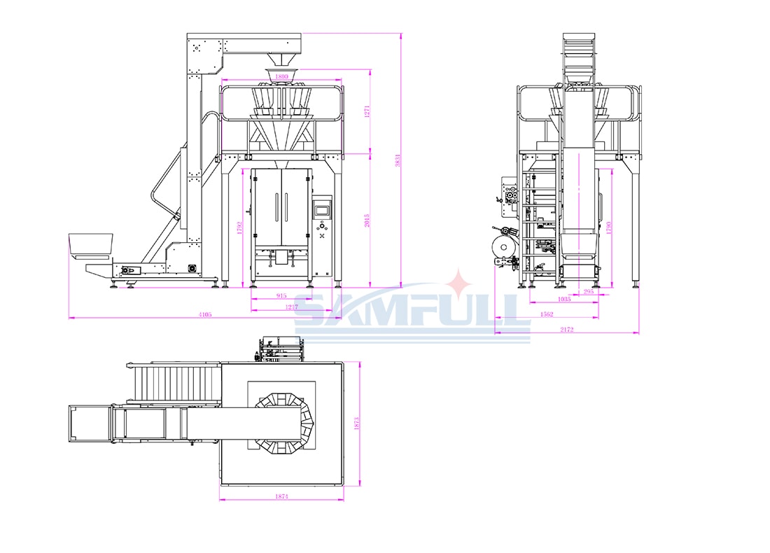 Multi-head Weigher Packaging Machine