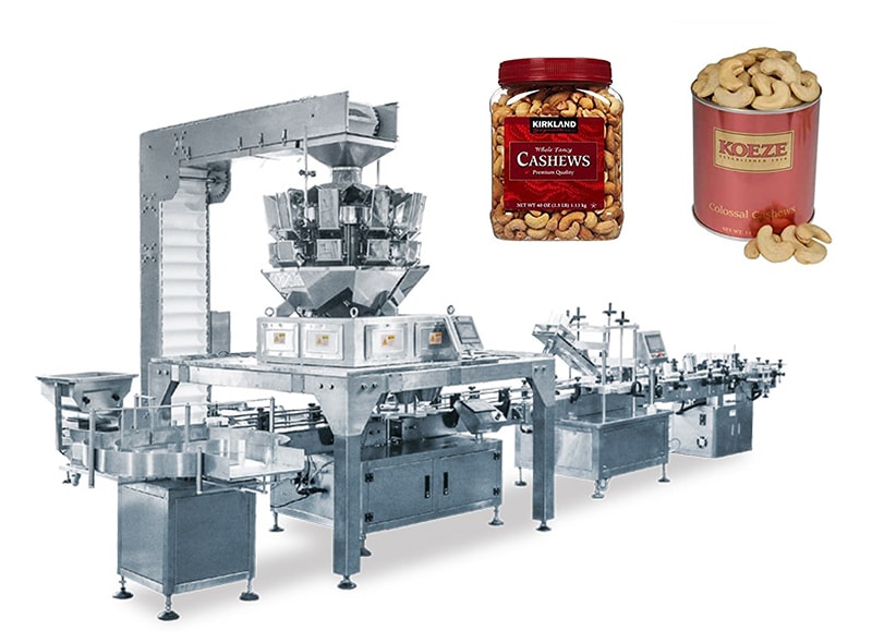 Dried Fruits Can Container Packing Machine