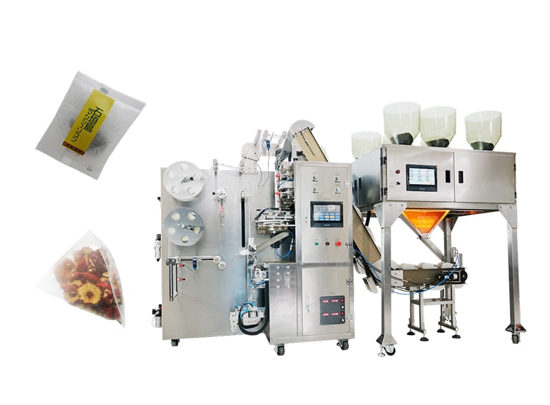 Triangle Tea Bag Packing Machine With Overwrapping Supplier