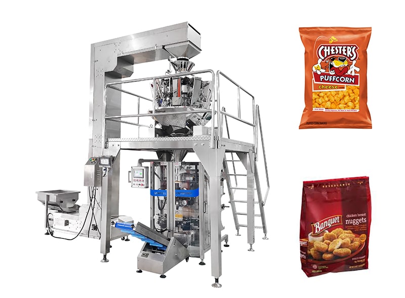 Snacks High Speed VFFS Form Fill Seal Packing Machine