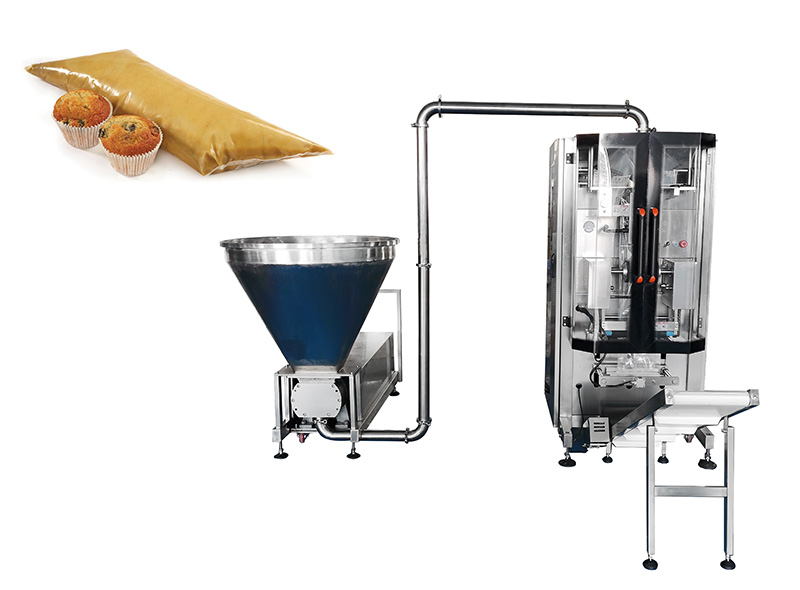 Slanted Sealing Pouch Sauce Packing Machine