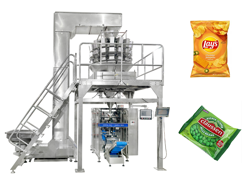 Food & Snacks High Speed Multihead Weigher Packing Machine