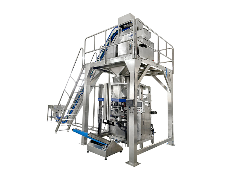 VFFS Vertical Form Fill Seal Packing Machine For Ice Cube & Tube