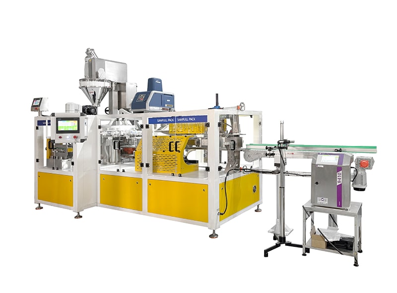 Flour Block Shape Bag Filling Packing Machine