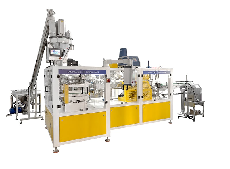 Flour Block Shape Bag Filling Packing Machine