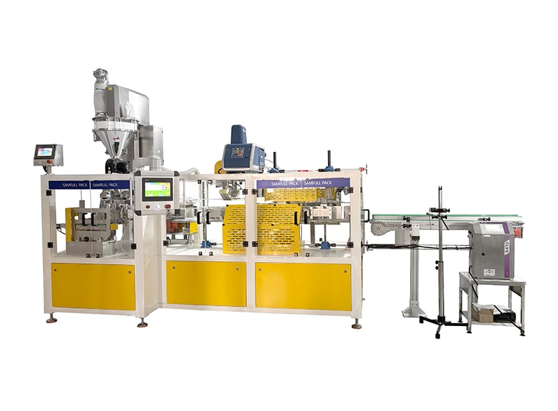 Flour Block Shape Bag Filling Packing Machine